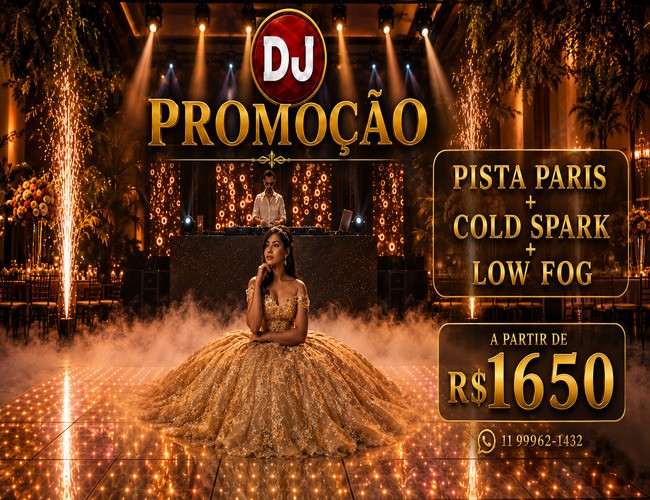 Pacote combo Pista Paris Cold Spark Low Fog a partir de R$ 1650 - Padoma Eventos