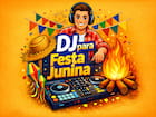 Som, luz e projeção para festa junina