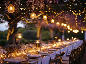 Luz decorativa LED para festa Réveillon em SP - Padoma Eventos