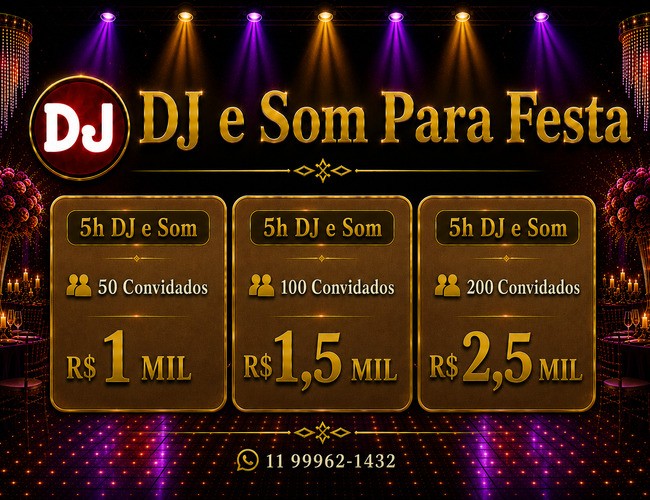 tabela de preço de dj e som em São Paulo - Padoma Eventos