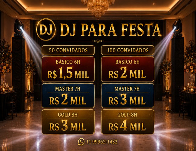 tabela de preço de dj em São Paulo - Padoma Eventos