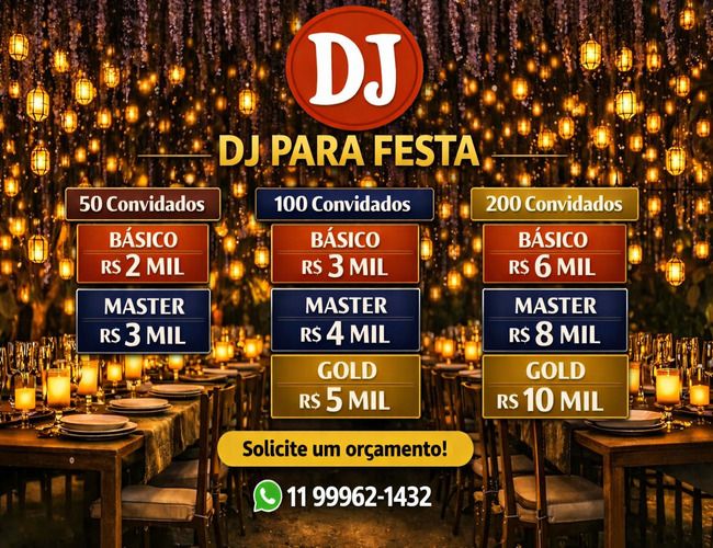 pacotes de dj para festa de 15 anos em São Paulo - Padoma Eventos