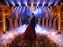 Efeito Low Fog nuvem para momento da valsa - Padoma Eventos