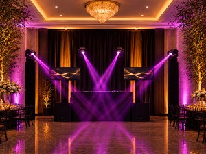 VJ para festa réveillon com exibição de clipes musicais em TV de LED